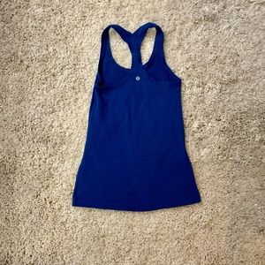 lululemon blue tank top